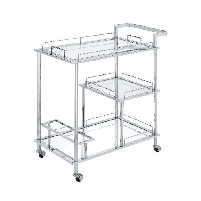 Acme Furniture Splinter 98215 Serving Cart IMAGE 1