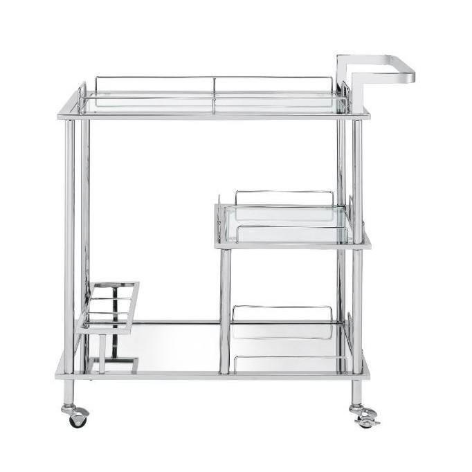 Acme Furniture Splinter 98215 Serving Cart IMAGE 3