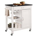 Acme Furniture Ottawa 98320 Kitchen Cart - White & Black IMAGE 2