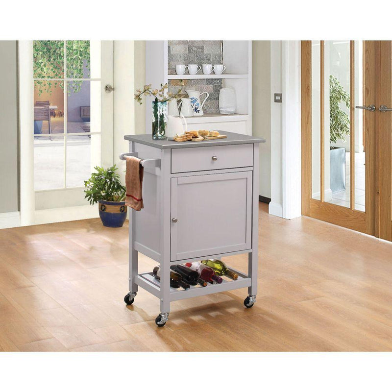 Acme Furniture Hoogzen 98302 Kitchen Cart IMAGE 2