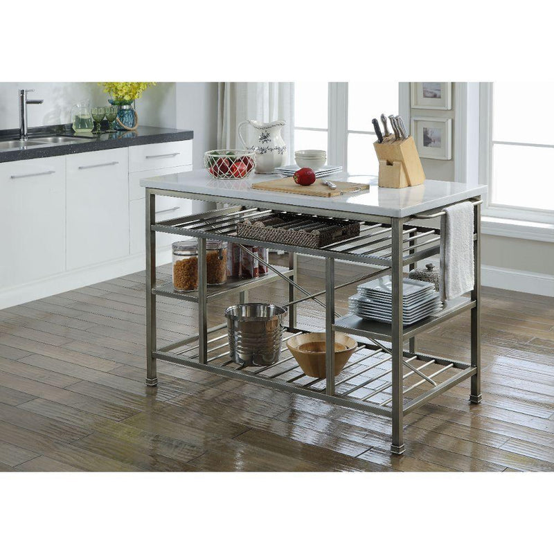 Acme Furniture Lanzo 98402 Kitchen Island IMAGE 5