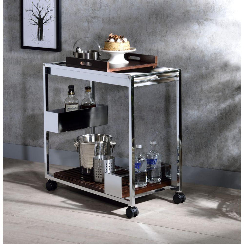 Acme Furniture Lisses 98420 Serving Cart IMAGE 3