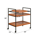 Acme Furniture Oaken 98675 Serving Cart IMAGE 4