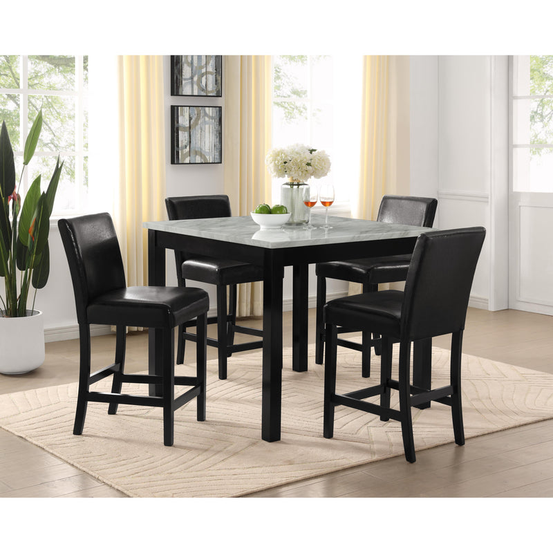 Crown Mark Lennon 5 pc Counter Height Dinette 1715SET-PU IMAGE 1