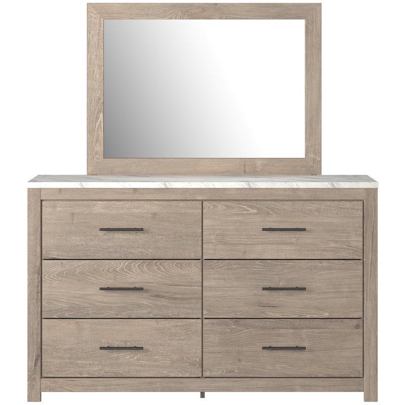 Signature Design by Ashley Senniberg 6-Drawer Dresser with Mirror B1191-31/B1191-36 IMAGE 2