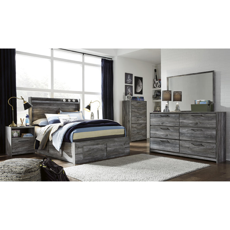 Signature Design by Ashley Baystorm B221B27 Full Panel Bed with 6 Storage Drawers IMAGE 2