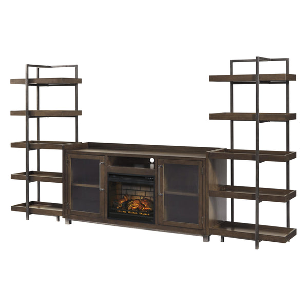 Signature Design by Ashley Starmore W633W6 3 pc Wall Unit with Electric Fireplace IMAGE 1