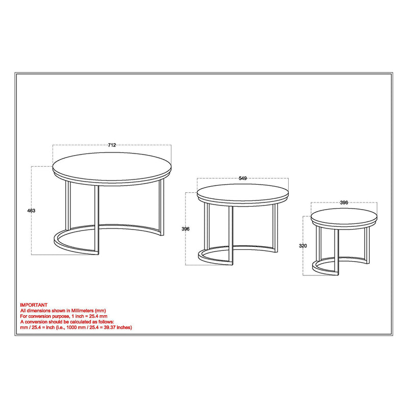 !nspire Darsh Nesting Tables 303-403MWT IMAGE 8