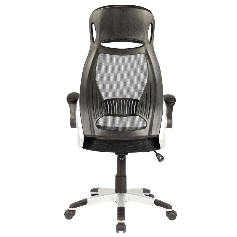 Worldwide Home Furnishings Figo 802-840BK Office Chair - Grey and Black IMAGE 5
