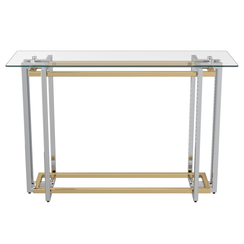 !nspire Florina 502-561CH Console Table - Silver and Gold IMAGE 3