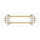 !nspire Florina 502-561CH Console Table - Silver and Gold IMAGE 5