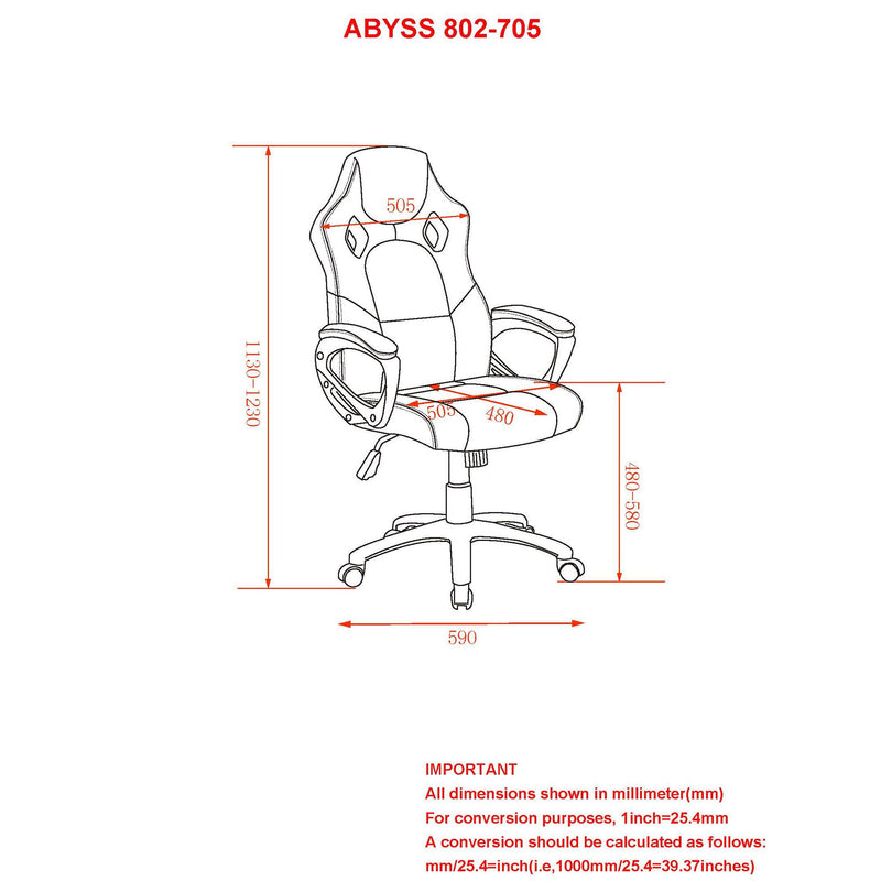 Worldwide Home Furnishings Office Chairs Office Chairs 802-705GY/BK IMAGE 7