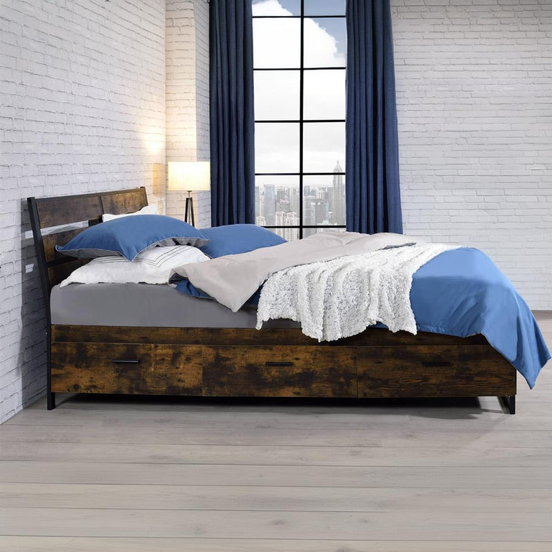 Acme Furniture Juvanth 24260Q Queen Bed With Storage IMAGE 1