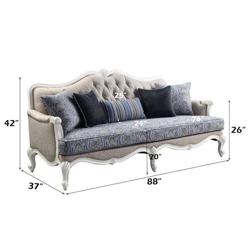 Acme Furniture Ciddrenar 54310 Sofa With 5 Pillows IMAGE 6