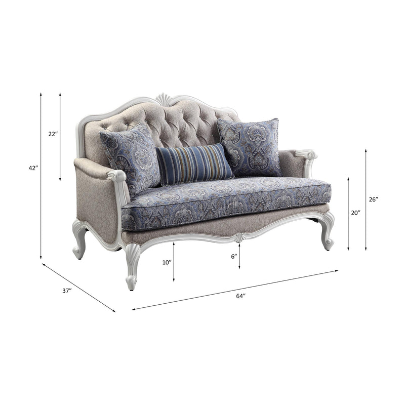Acme Furniture Ciddrenar 54311 Loveseat With 3 Pillows IMAGE 11