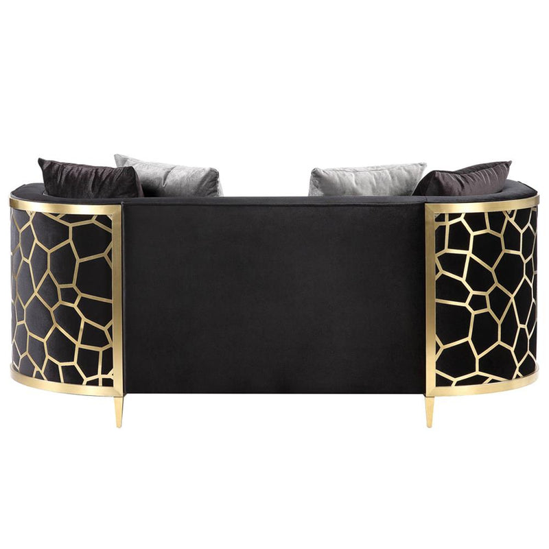 Acme Furniture Fergal 55666 Loveseat with 4 Pillows IMAGE 7