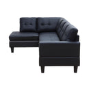Acme Furniture Jeimmur 56465 Sectional Sofa - Black IMAGE 3