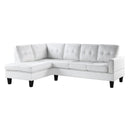 Acme Furniture Jeimmur 56470 Sectional Sofa - White IMAGE 1