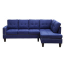 Acme Furniture Jeimmur 56480 Sectional Sofa - Blue IMAGE 2