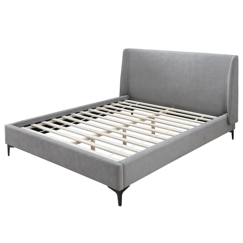 !nspire Hamburg Queen Upholstered Platform Bed 101-575Q-GRY IMAGE 4