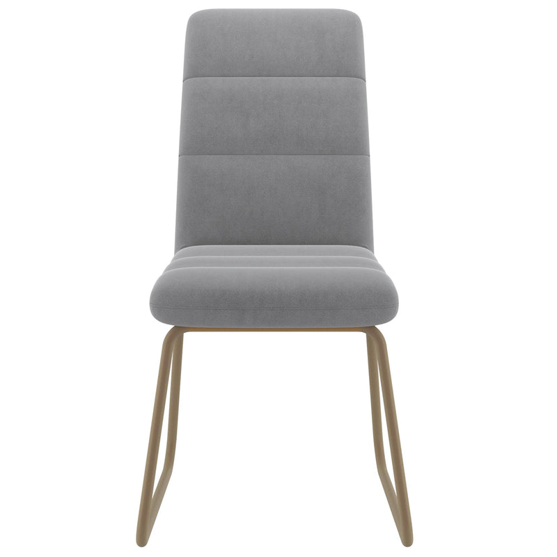 !nspire Livia Stationary Fabric Chair 202-440GRY IMAGE 2