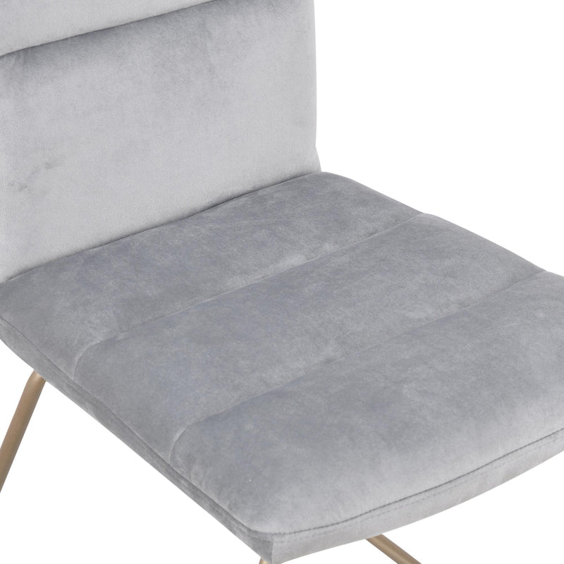 !nspire Livia Stationary Fabric Chair 202-440GRY IMAGE 5