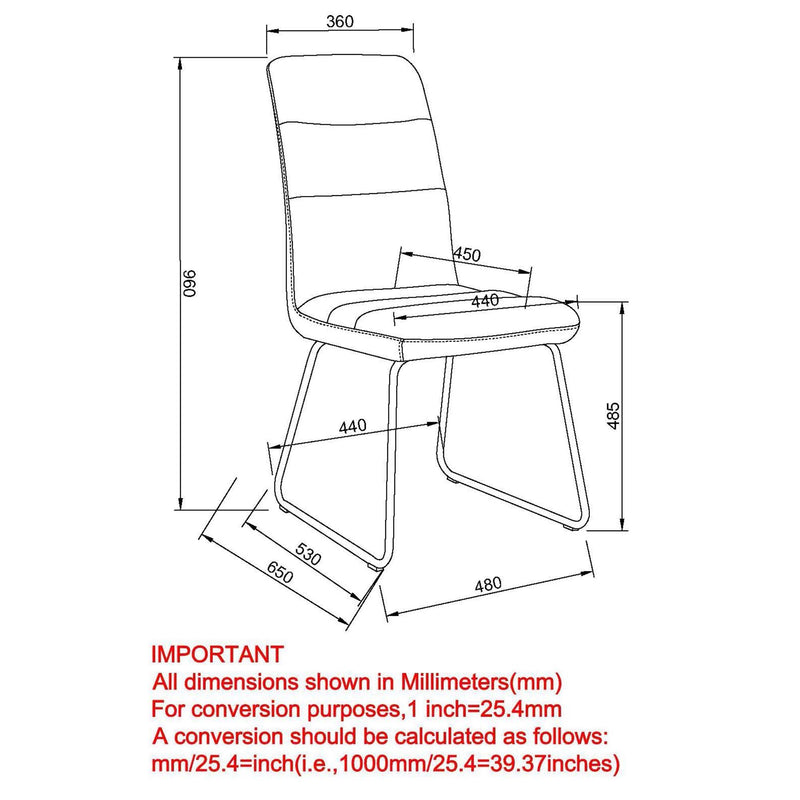 !nspire Livia Stationary Fabric Chair 202-440GRY IMAGE 7