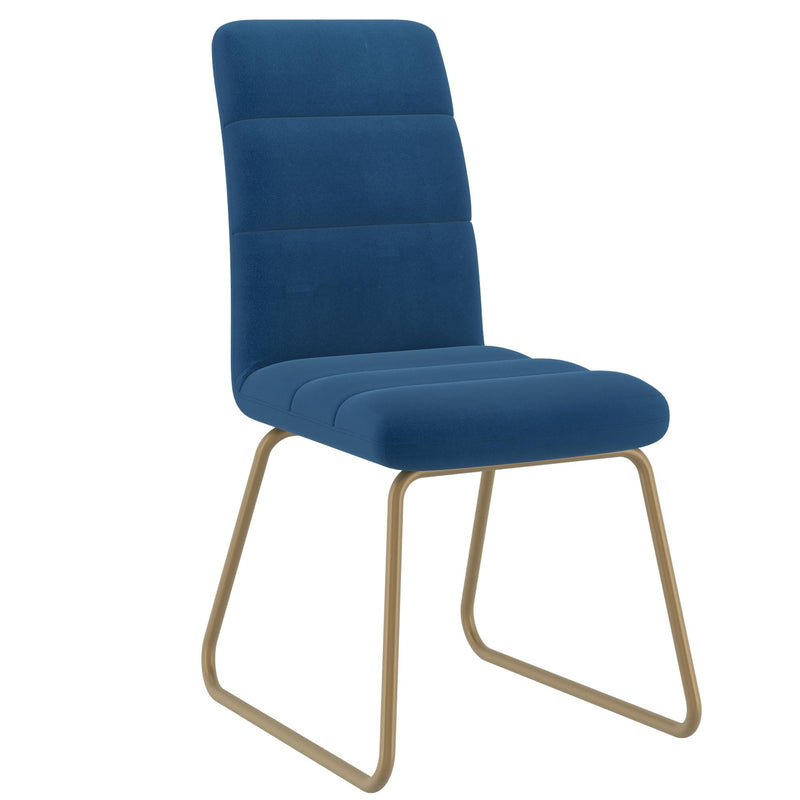 !nspire Livia Stationary Fabric Chair 202-440BLU IMAGE 1