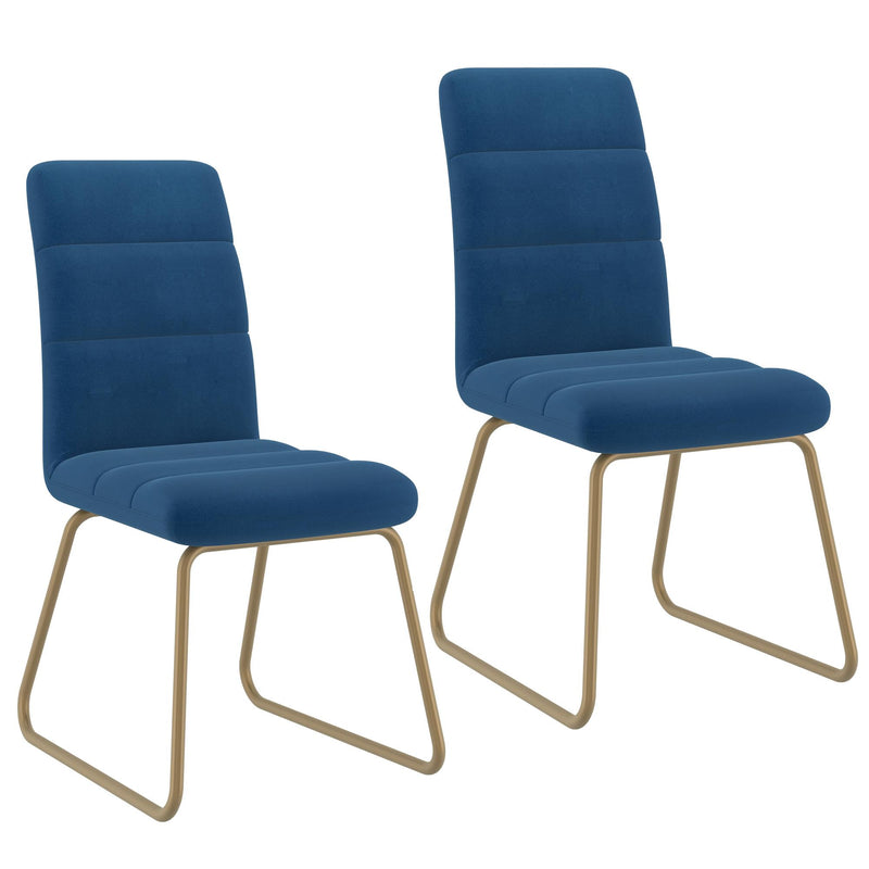 !nspire Livia Stationary Fabric Chair 202-440BLU IMAGE 6