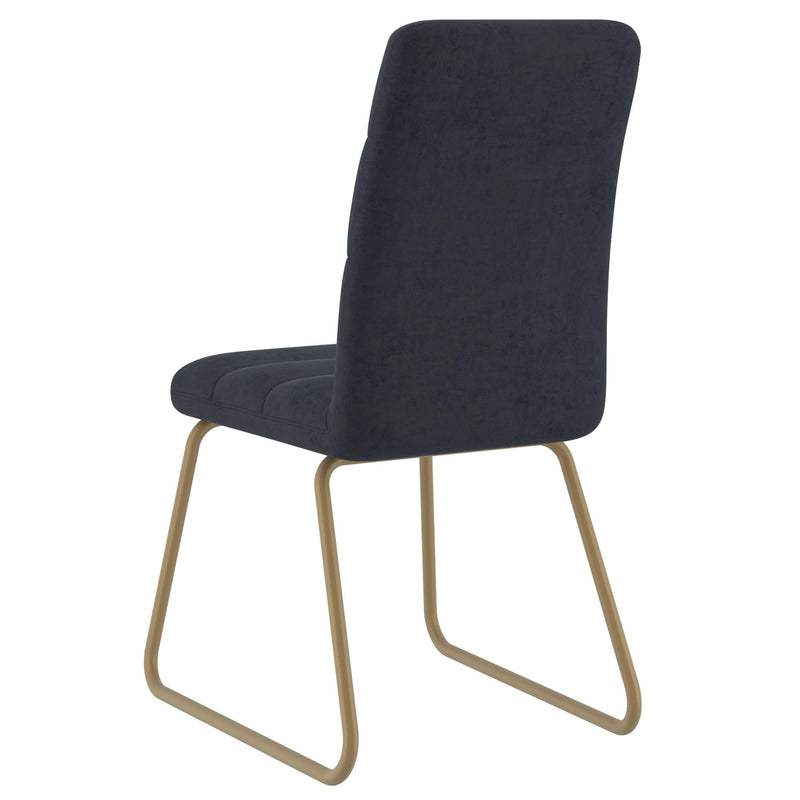 !nspire Livia Stationary Fabric Chair 202-440BLK IMAGE 3
