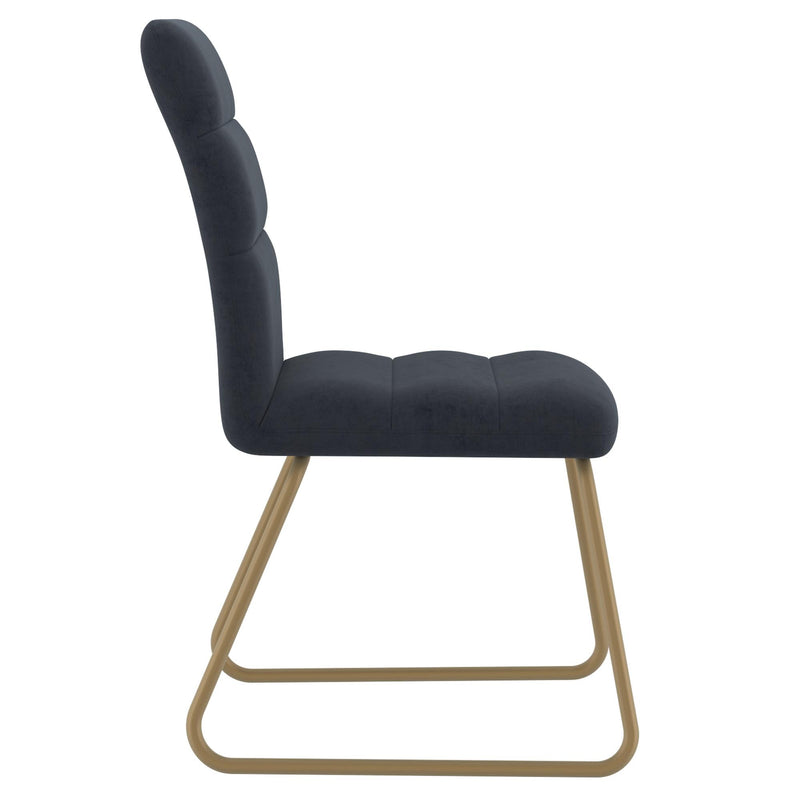 !nspire Livia Stationary Fabric Chair 202-440BLK IMAGE 4
