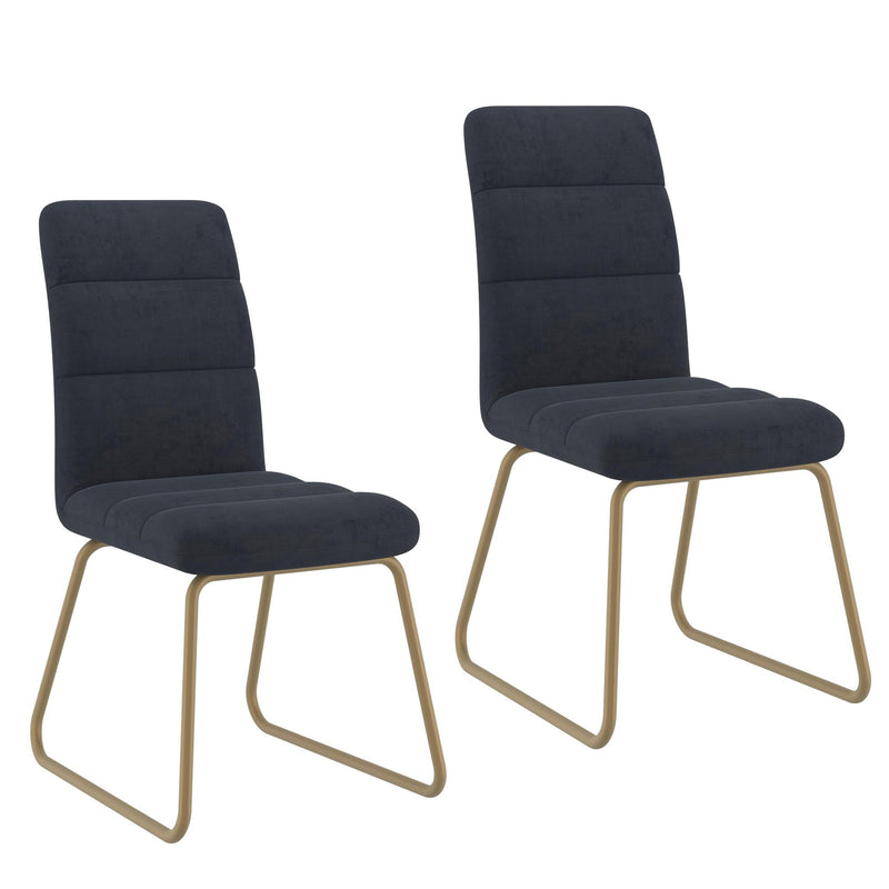 !nspire Livia Stationary Fabric Chair 202-440BLK IMAGE 6