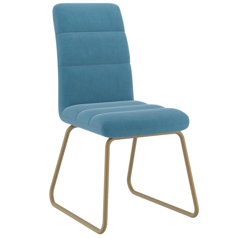 !nspire Livia Stationary Fabric Chair 202-440AQU IMAGE 1