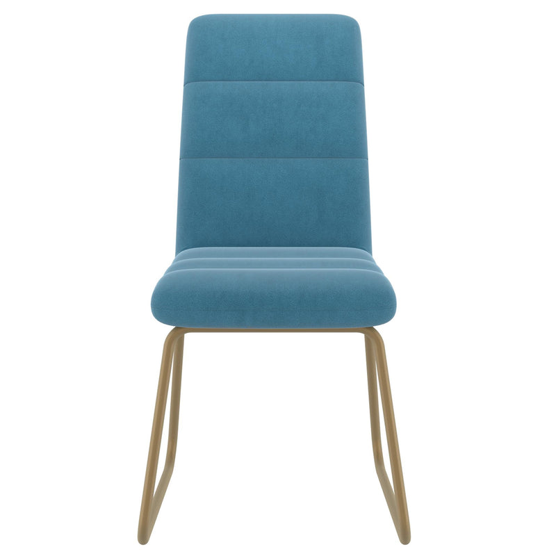 !nspire Livia Stationary Fabric Chair 202-440AQU IMAGE 2