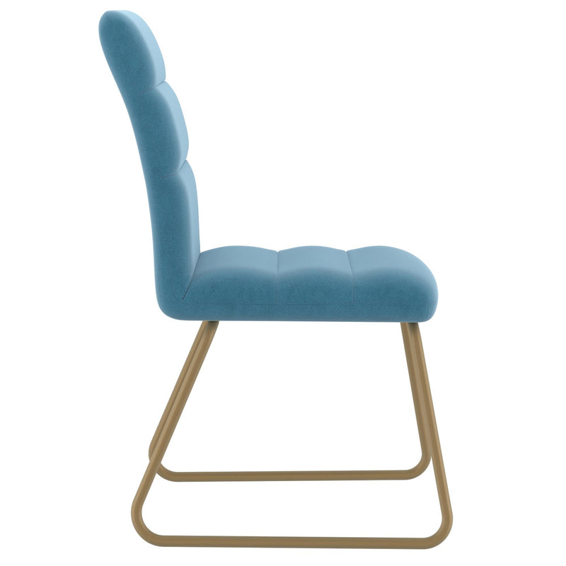 !nspire Livia Stationary Fabric Chair 202-440AQU IMAGE 4