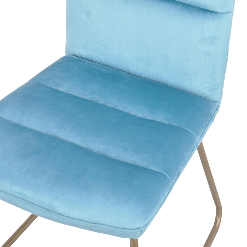 !nspire Livia Stationary Fabric Chair 202-440AQU IMAGE 5