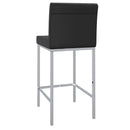 !nspire Porto 203-576BK 26" Counter Stool - Black and Chrome IMAGE 3