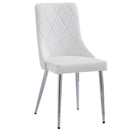 Worldwide Home Furnishings Solara/Devo 5 pc Dinette 207-160_087WT IMAGE 5