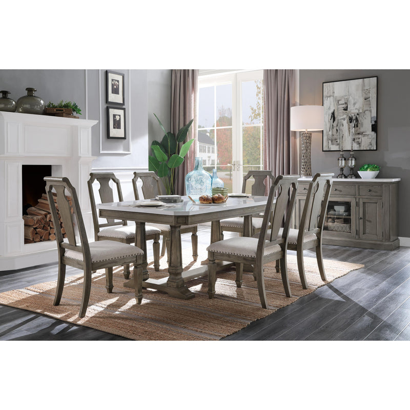 Acme Furniture Zumala Dining Table with Trestle Base 73260 IMAGE 3
