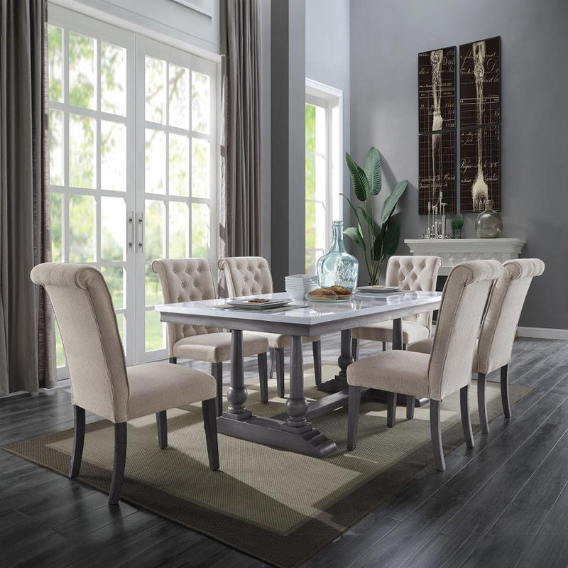 Acme Furniture Yabeina 73265 Dining Table IMAGE 7
