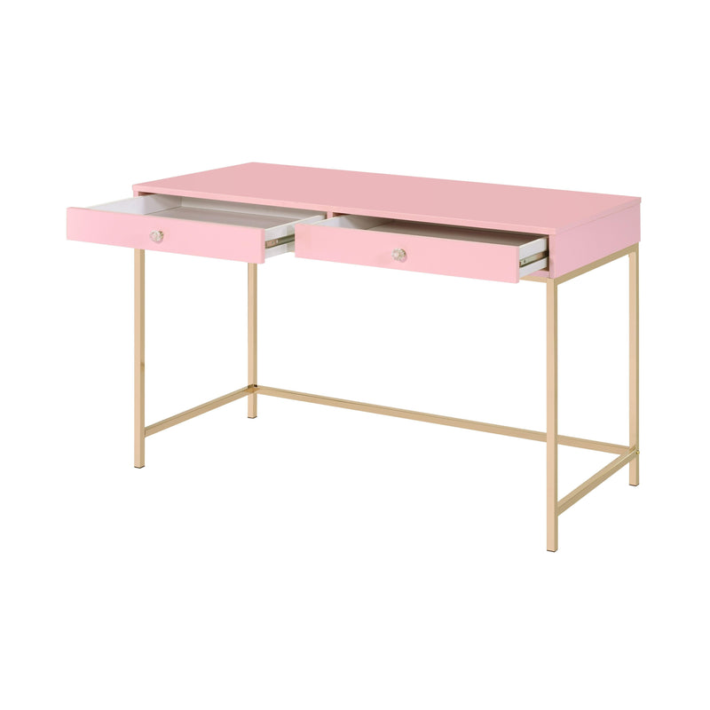 Acme Furniture Ottey 93545 Writing Desk - Pink IMAGE 4