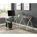 Acme Furniture Dazenus OF00040 Desk - White IMAGE 5