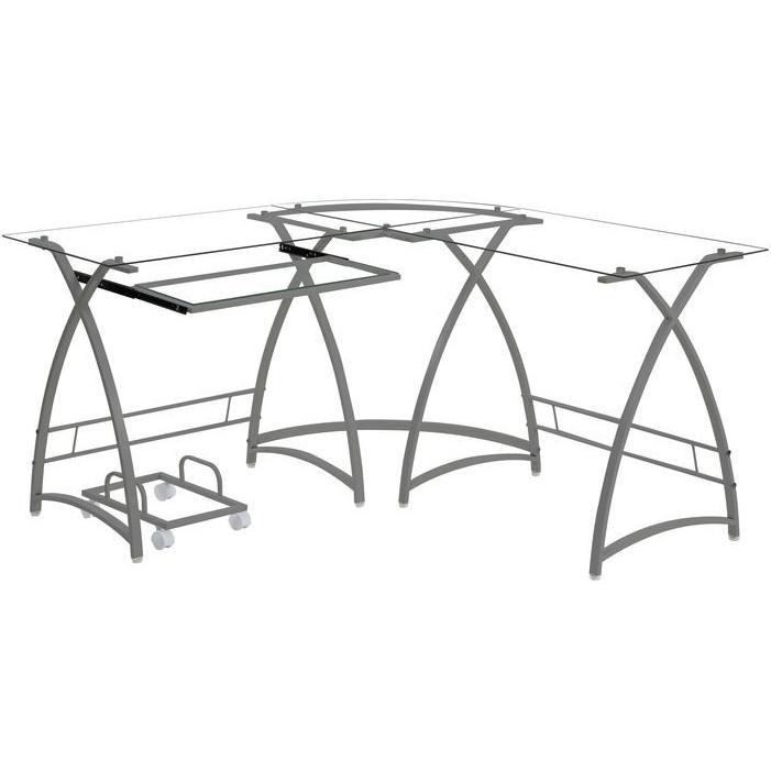 Acme Furniture Dazenus OF00041 Desk - Silver IMAGE 3