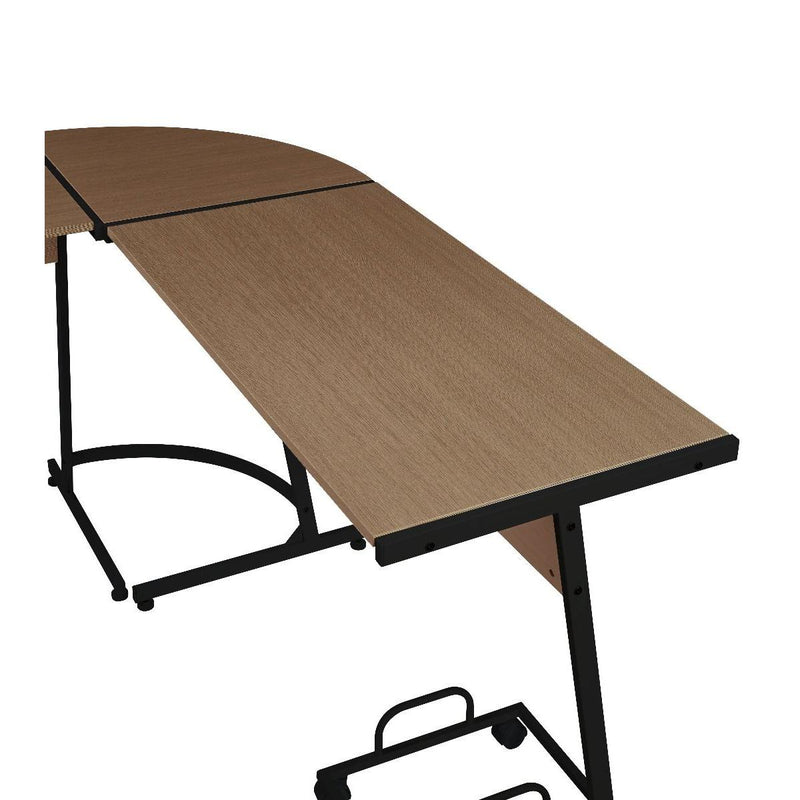 Acme Furniture Dazenus OF00044 Desk - Natural & Black IMAGE 2