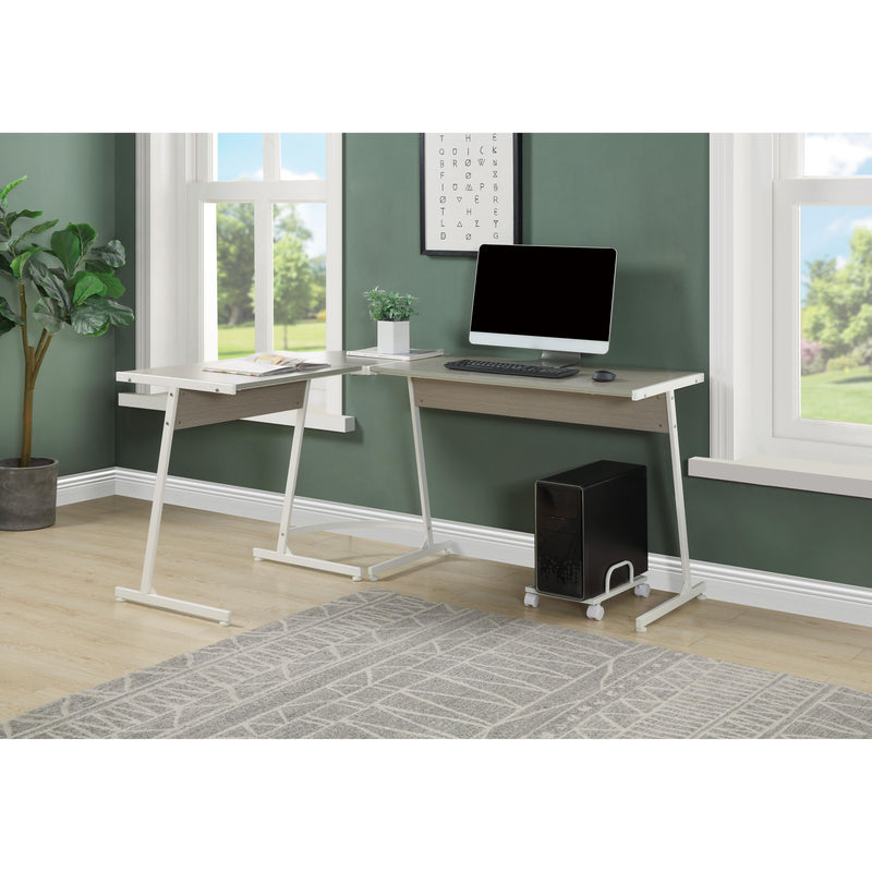 Acme Furniture Dazenus OF00045 Desk - Grey & White IMAGE 4