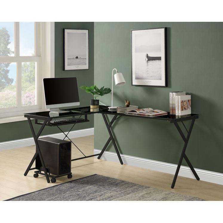 Acme Furniture Dazenus OF00046 Desk - Black IMAGE 5