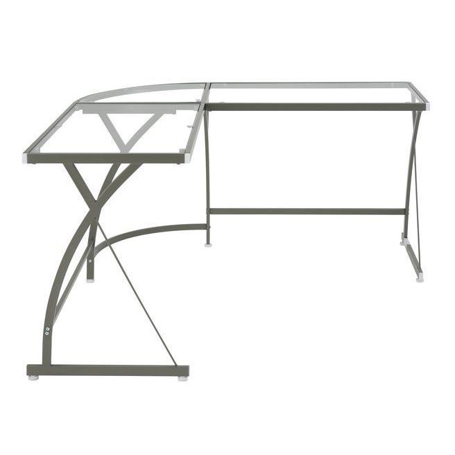 Acme Furniture Janison OF00051 Desk - Silver IMAGE 2