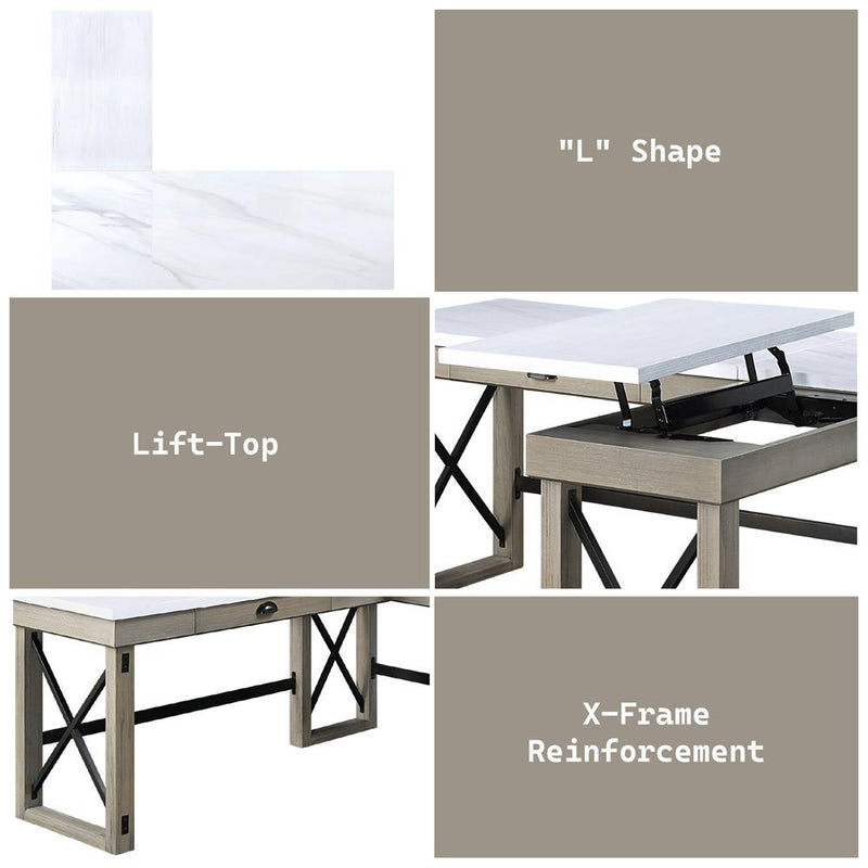 Acme Furniture Talmar OF00055 Writing Desk with Lift Top IMAGE 9