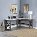 Acme Furniture Talmar OF00056 Writing Desk - Grey IMAGE 1