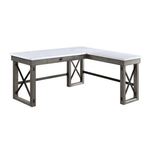 Acme Furniture Talmar OF00056 Writing Desk - Grey IMAGE 1